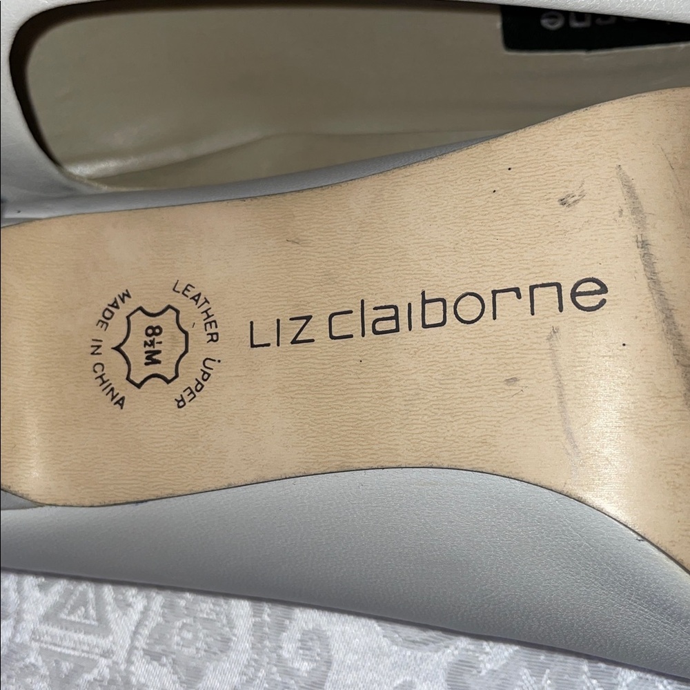 Vintage Liz Claiborne Elegant Gray Heels.  Size 8.5M - Picture 7 of 7